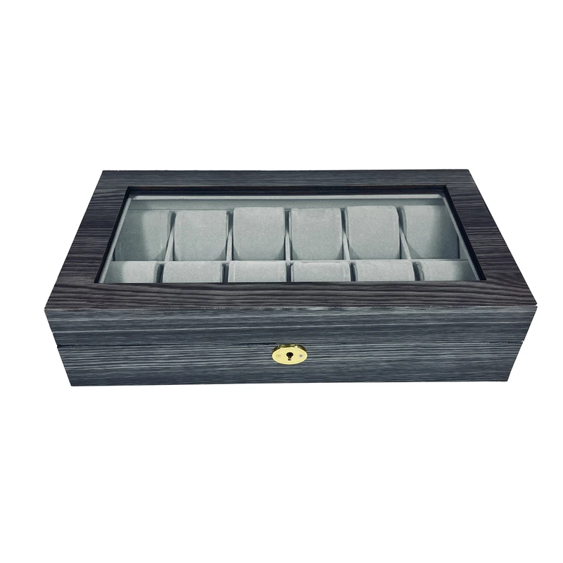 جعبه ساعت مدل  12 خانه قفل دار کد TW-2612