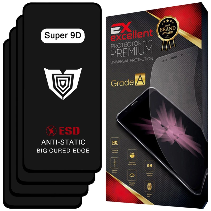 محافظ صفحه نمایش شیشه ای  ایکس اکسلنت مدل XS9D مناسب برای گوشی موبایل سامسونگ Galaxy S21 FE 5G بسته چهار عددی