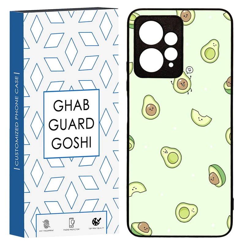 کاور قاب گارد گوشی طرح آووکادو کد TPU-259 مناسب برای گوشی موبایل شیائومی Redmi Note 12 4G