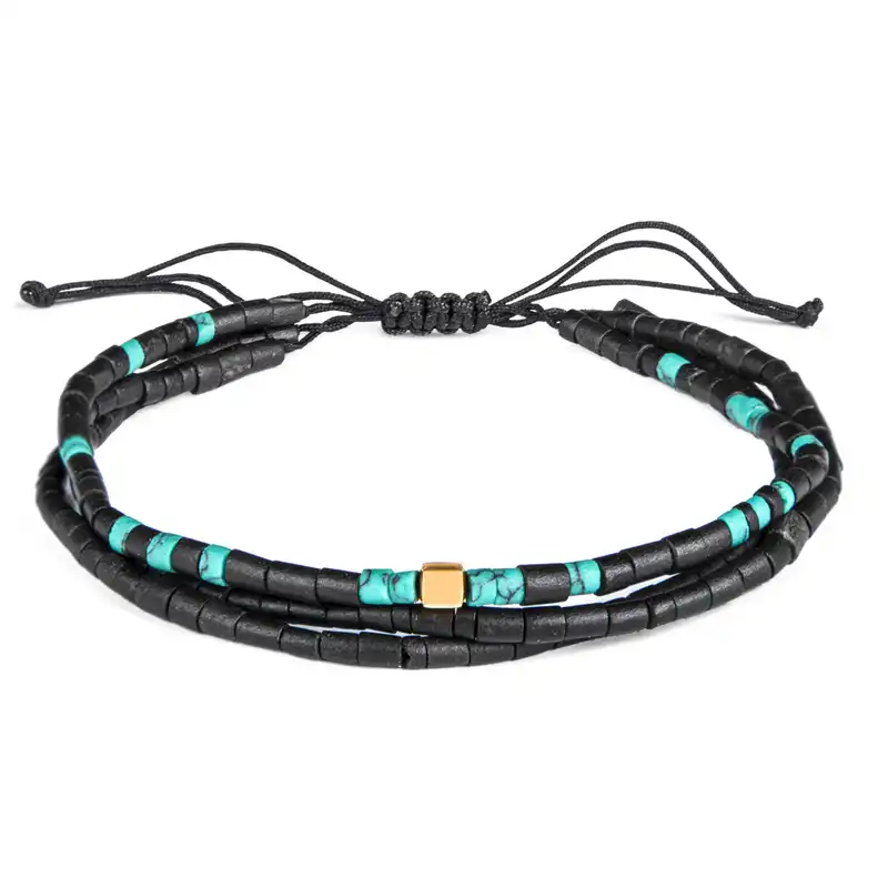 دستبند طلا مردانه ریسه گالری مدل 1370