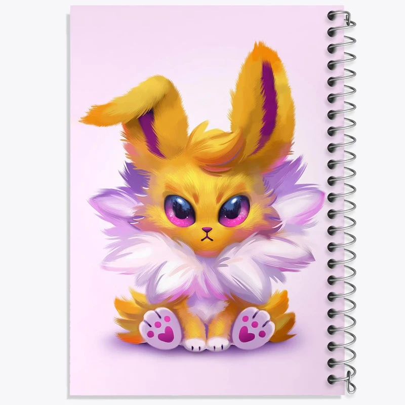 دفتر نقاشی 50 برگ خندالو مدل تندرز انیمه پوکمون کد 17299