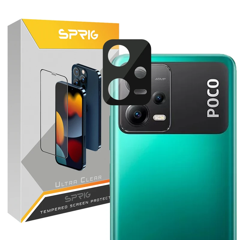 محافظ لنز دوربین اسپریگ مدل 3D-SM مناسب برای گوشی موبایل شیائومی Poco X5 5G