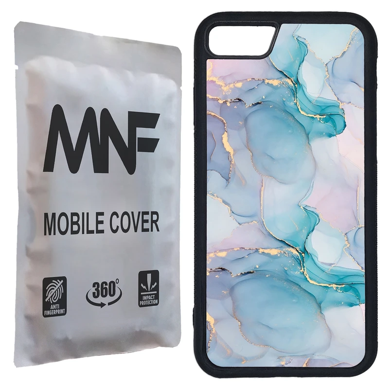 کاور ام ان اف طرح سنگ مرمر کد P-009 مناسب برای گوشی موبایل اپل iPhone 7 / 8