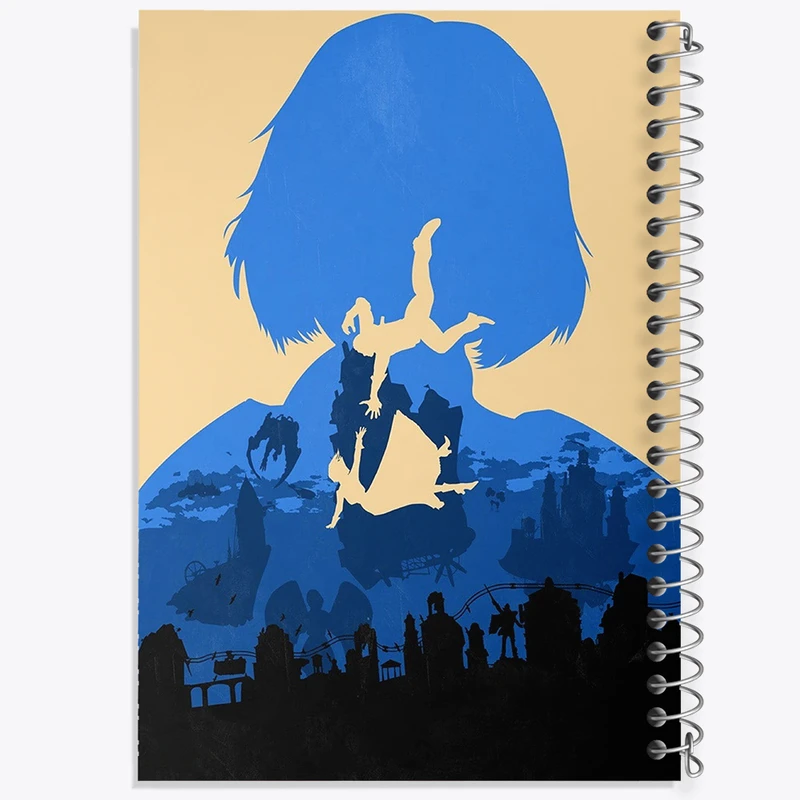 دفتر شطرنجی 50 برگ خندالو مدل بازی بایوشاک (Bioshock) کد 31360