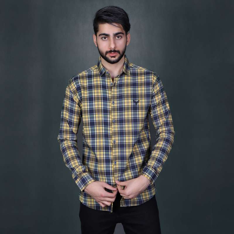 پیراهن آستین بلند مردانه پیکی پوش مدل M02564