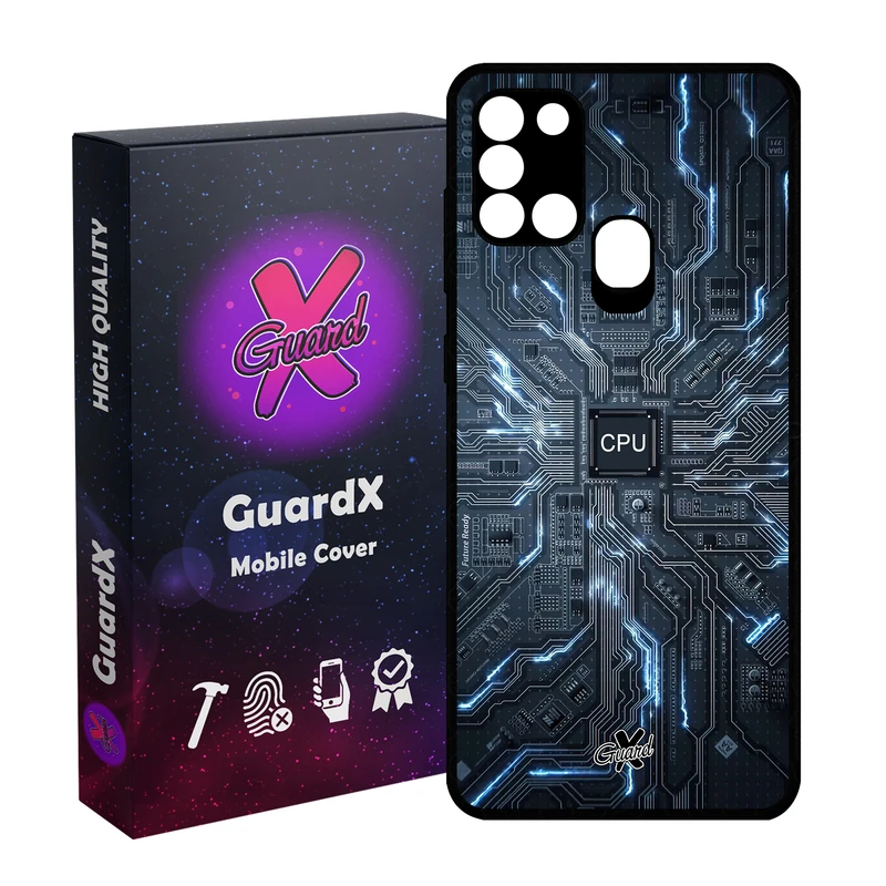 کاور گارد ایکس طرح CPU مدل Glass10504 مناسب برای گوشی موبایل سامسونگ Galaxy A21s