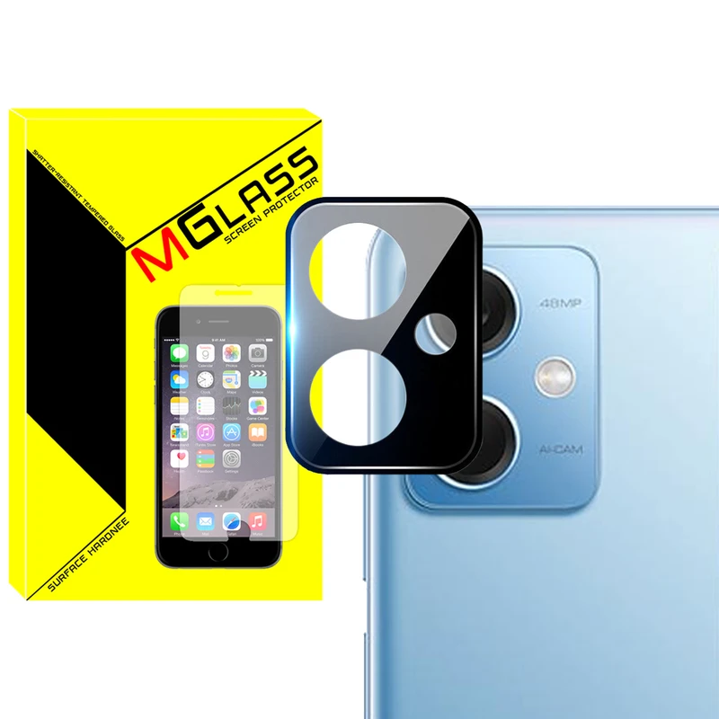 محافظ لنز دوربین ام‌گلس مدل 3D-MG مناسب برای گوشی موبایل شیائومی Redmi Note 12 5G