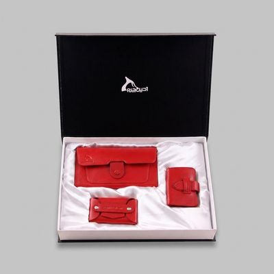 ست هدیه زنانه چرم بارز کد DS59