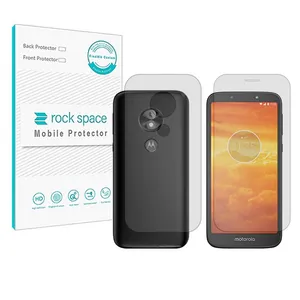 Rockspace transparent screen protector HyGEL model suitable for Motorola E5 Play Go mobile phone with back protector