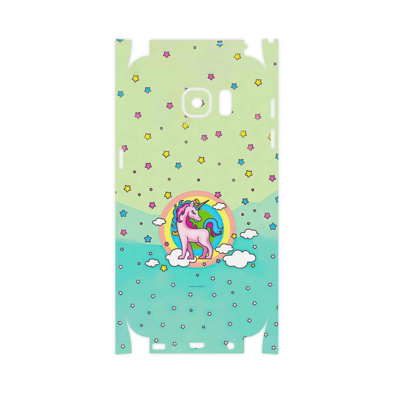 برچسب پوششی ماهوت مدل Rainbow unicorn adventure-FullSkin مناسب برای گوشی موبایل سامسونگ Galaxy S7
