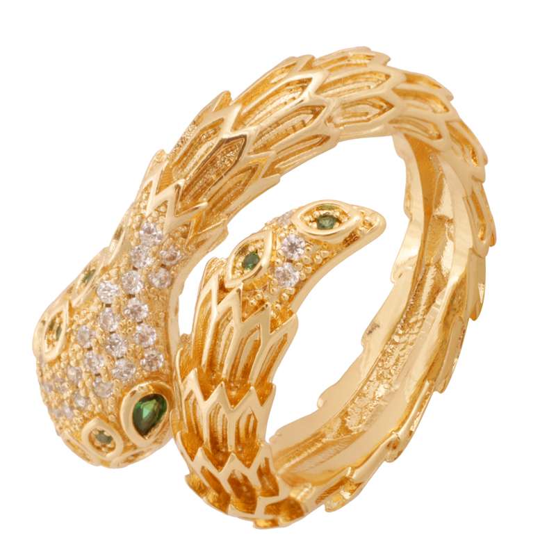 انگشتر زنانه مدل مار کد R3475