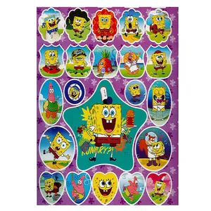 استیکر کودک طرح باب اسفنجی مدل p3