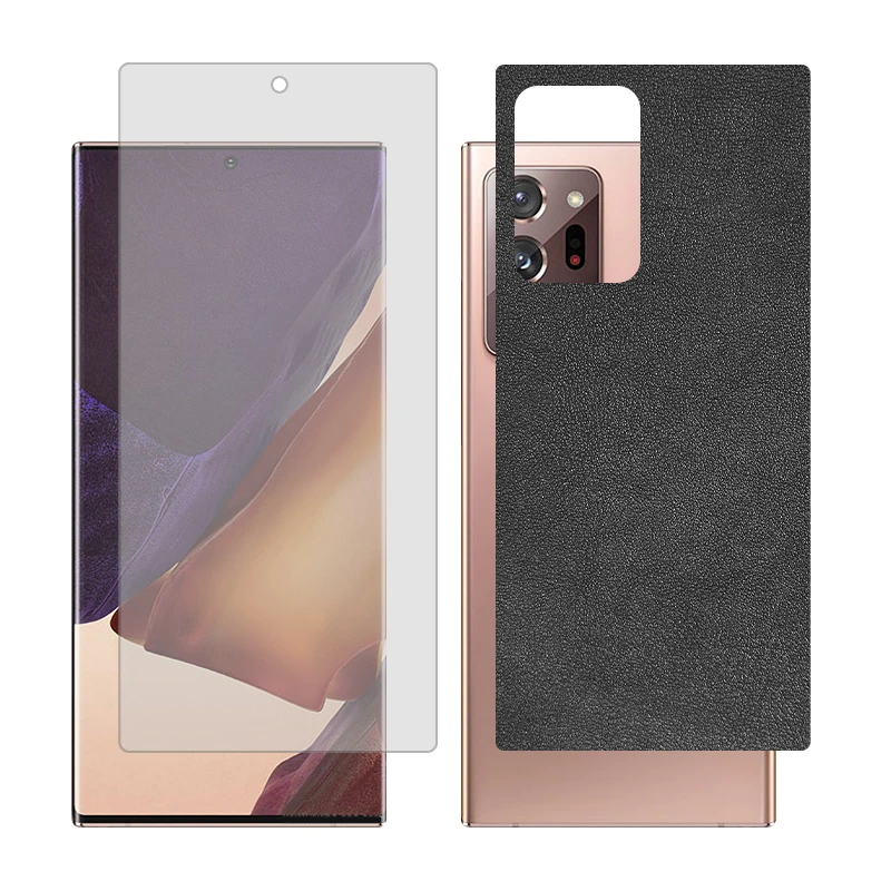 محافظ صفحه نمایش مات گلس مدل together مناسب برای گوشی موبایل سامسونگ Galaxy Note20 Ultra 5G  به همراه برچسب پوششی پشت گوشی