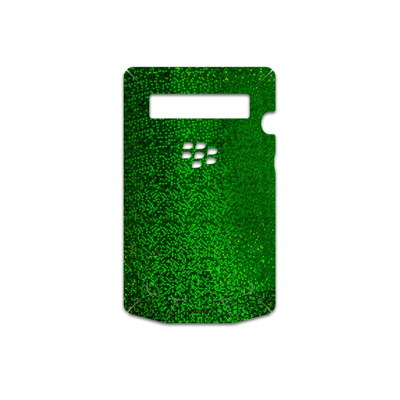 برچسب پوششی ماهوت مدل Green-Holographic مناسب برای گوشی موبایل بلک بری Porsche Design P9981