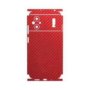 MAHOOT Red-Fiber-FullSkin Cover Sticker for Xiaomi Poco M5