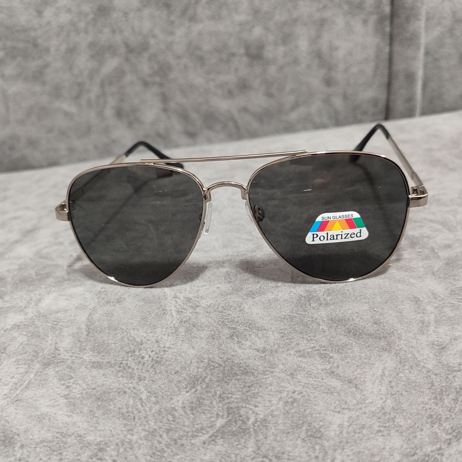 عینک آفتابی مردانه مدل خلبانی کد 0132 UV400 و پلاریزه -  - 2