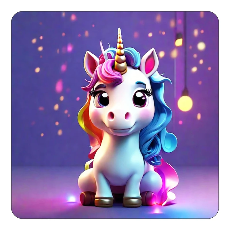 مگنت کاکتی طرح اسب تک شاخ و یونیکورن مدل mp30826