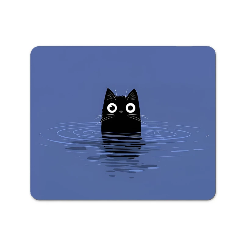 ماوس پد پاد آفرین مدل گربه در آب کد 4 سایز 24*19 سانتی متر