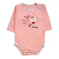 بادی آستین بلند نوزادی مدل خرس کد 3707