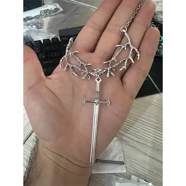 گردنبند مدل بال و شمشیر هری پاتر کد 9452196