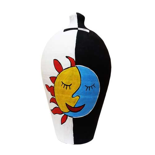 قلک سفالی مدل ماه و خورشید 7