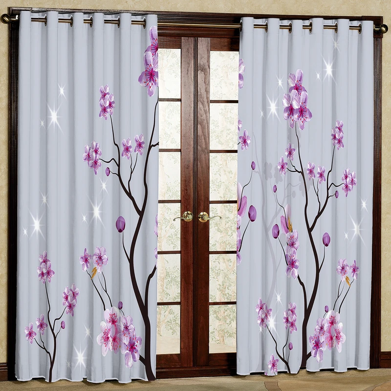 پرده مدل هازان پانچی کد m 1347-48 سایز 200x140 سانتی متر