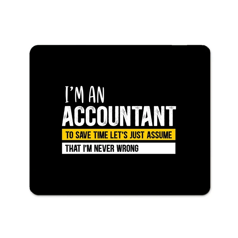 ماوس پد پاد آفرین مدل حسابداری روز حسابدار حسابرسی ممیزی کد P702 سایز 19*24 سانتی متر