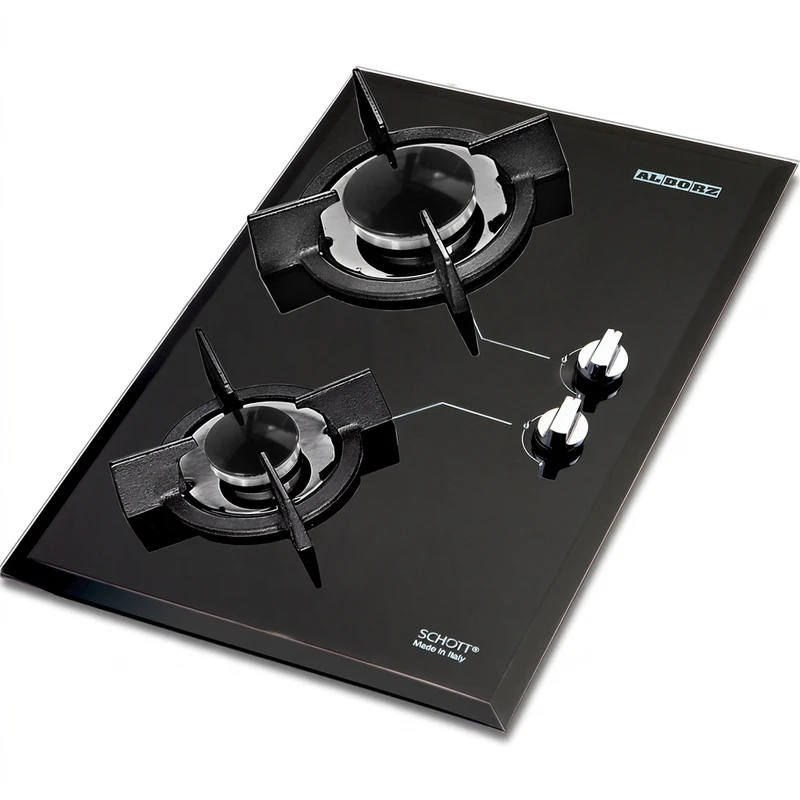 اجاق گاز صفحه ای دو شعله استیل البرز مدل g2302