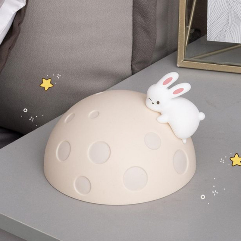 چراغ خواب اتاق کودک مدل لمسی خرگوش تنبل Moon Rabbit چراغ خواب اتاق کودک مدل لمسی خرگوش تنبل Moon Rabbit