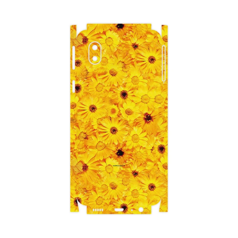 برچسب پوششی ماهوت مدل Yellow_Flower-FullSkin مناسب برای گوشی موبایل سامسونگ Galaxy A01 Core