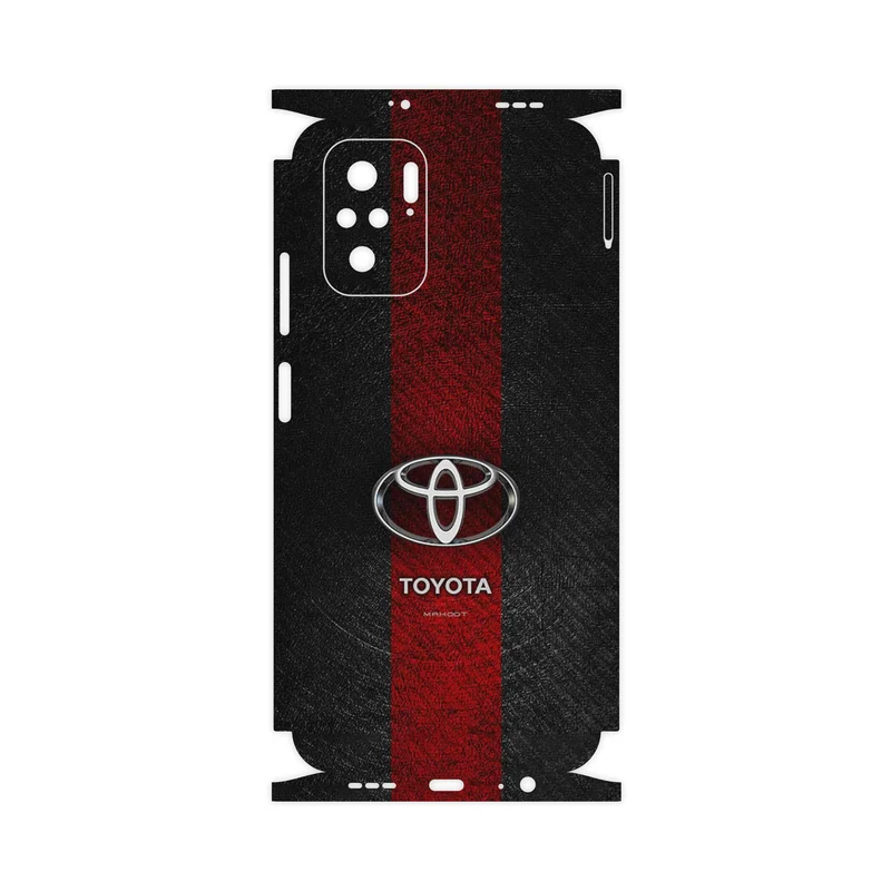 برچسب پوششی ماهوت مدل TOYOTA_Logo-FullSkin مناسب برای گوشی موبایل شیائومی Poco M5s