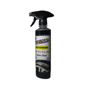 اسپری براق کننده و تمیز کننده لاستیک خودرو لکسیا مدل Carbon حجم 500 میلی لیتر