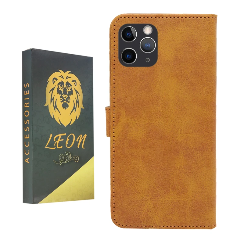 کیف کلاسوری لئون مدل Bersa مناسب برای گوشی موبایل اپل iPhone 12 Pro Max