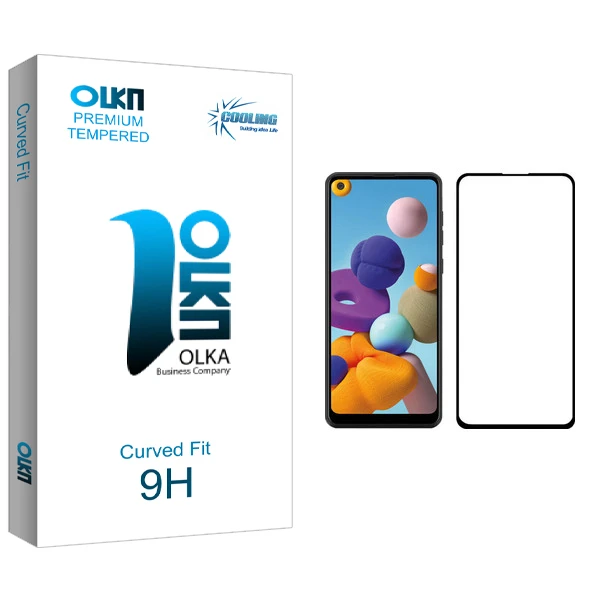 محافظ صفحه نمایش کولینگ مدل Olka glass مناسب برای گوشی موبایل سامسونگ Galaxy A21
