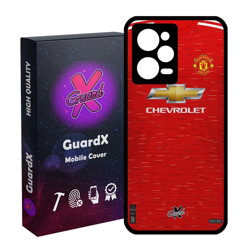 کاور گارد ایکس طرح Manchester United مدل Glass10248 مناسب برای گوشی موبایل شیائومی Redmi Note 12 Pro 5G/Poco X5 Pro 5G/Note 12 Pro Pro speed