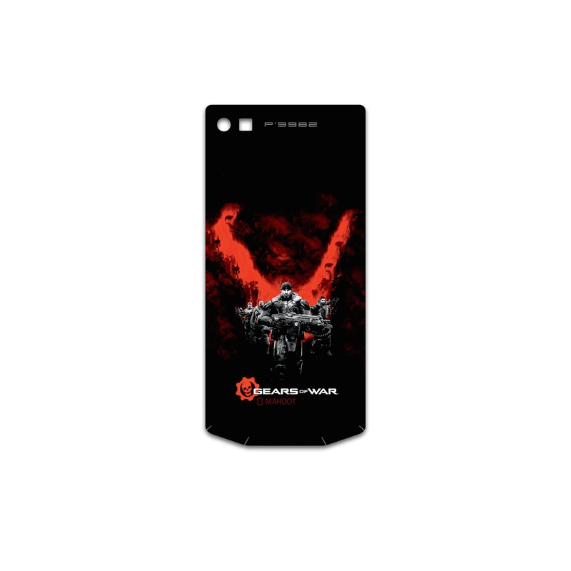 برچسب پوششی ماهوت مدل GEARS-OF-WAR-Game مناسب برای گوشی موبایل بلک بری Porsche Design P9982
