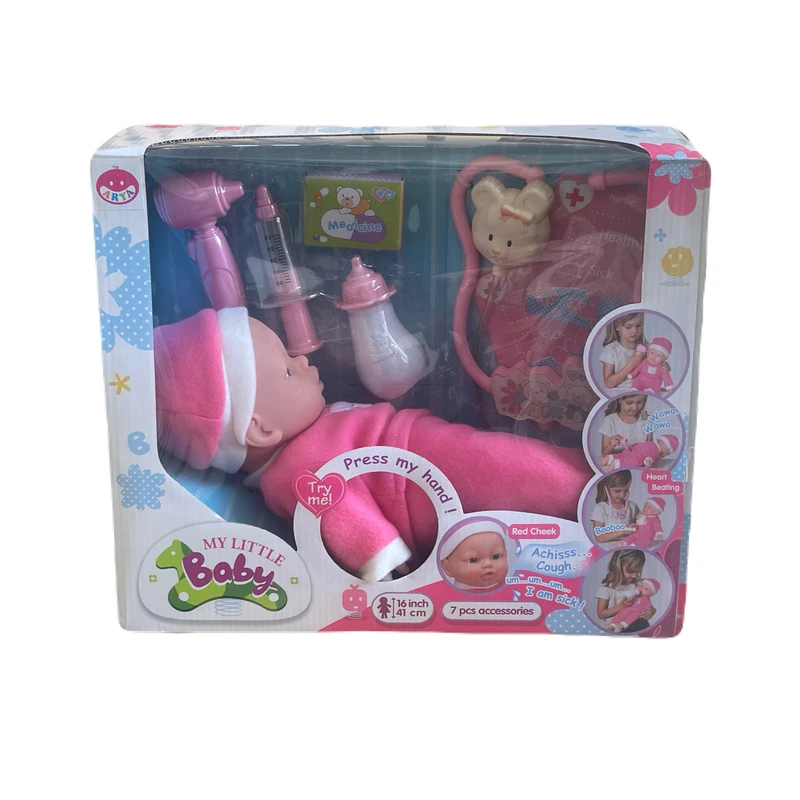 عروسک مدل نوزاد بیمار کد 27030 طول 38 سانتی متر