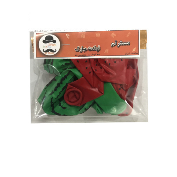 بادکنک مسترتم طرح یلدا پلاس بسته 4 عددی