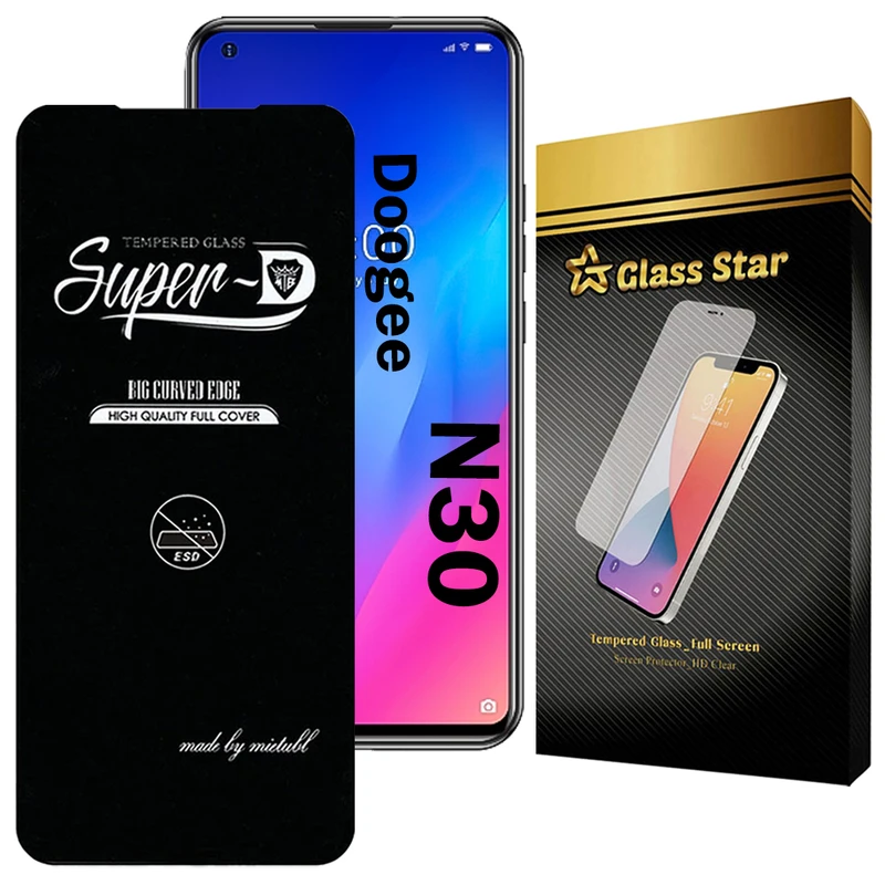 محافظ صفحه نمایش گلس استار مدل SUPERDNS مناسب برای گوشی موبایل دوجی Doogee N30