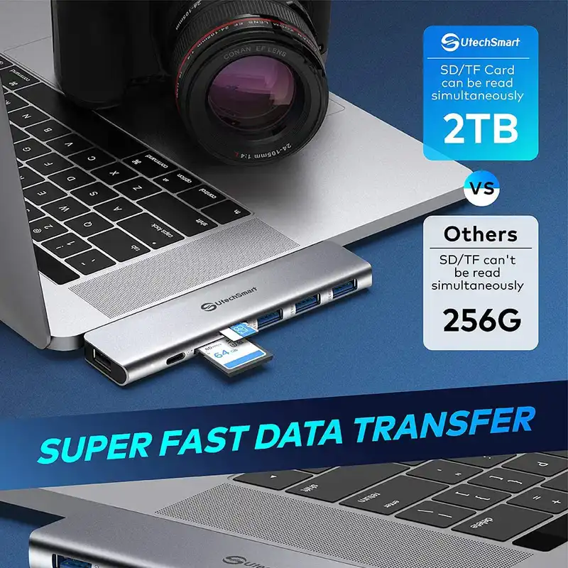 هاب 7 پورت USB-C یوتک اسمارت مدل 2015