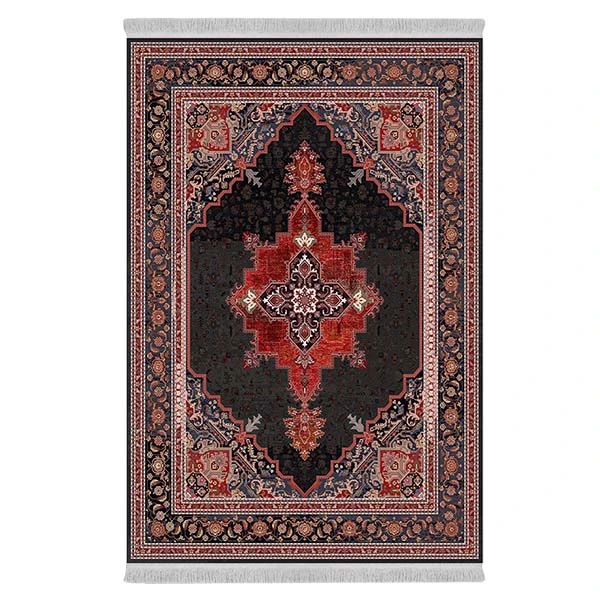 فرش پارچه‌ای دفه مدل فرشینه طرح مدرن کد 193