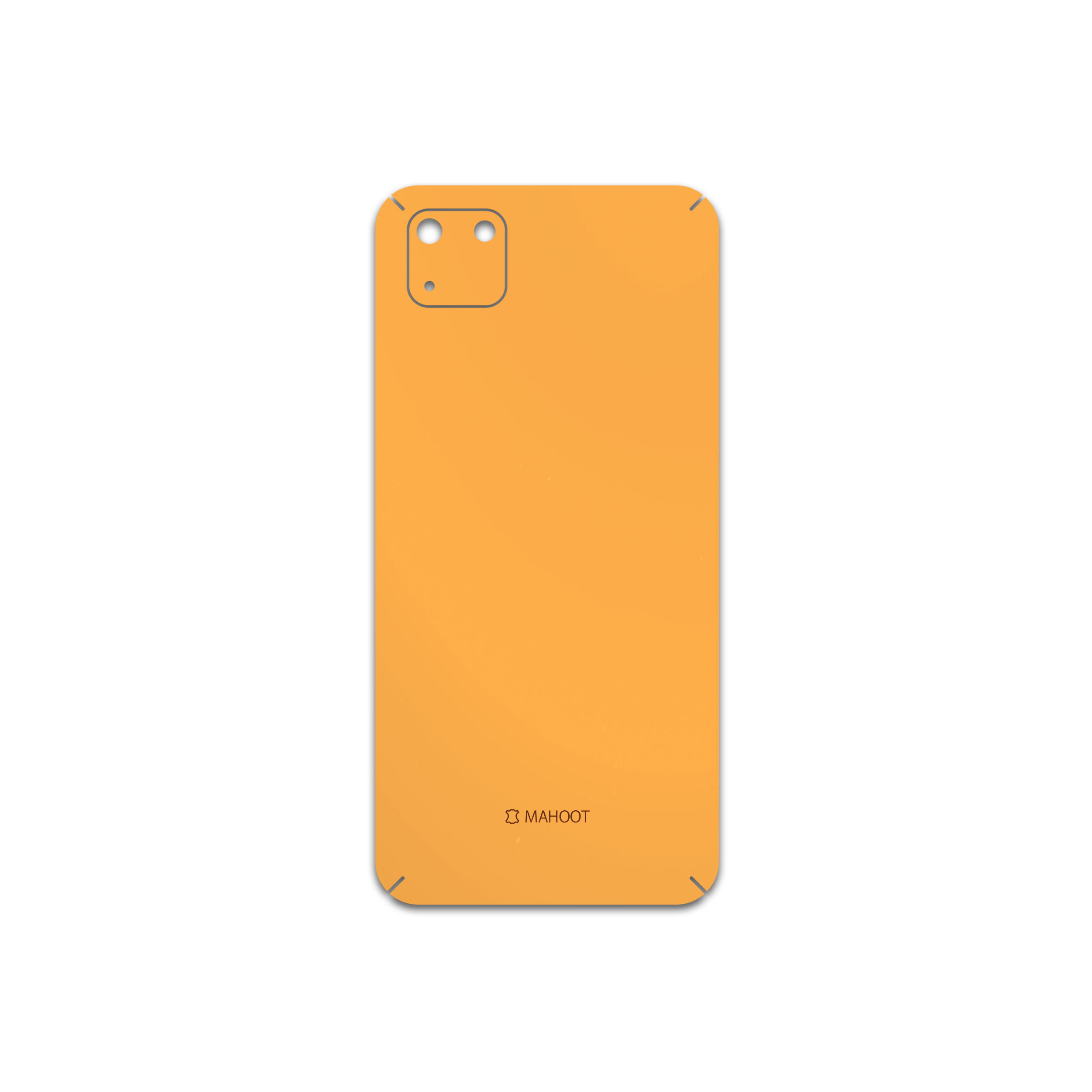 برچسب پوششی ماهوت مدل Matte-Orange مناسب برای گوشی موبایل هوآوی Y5p