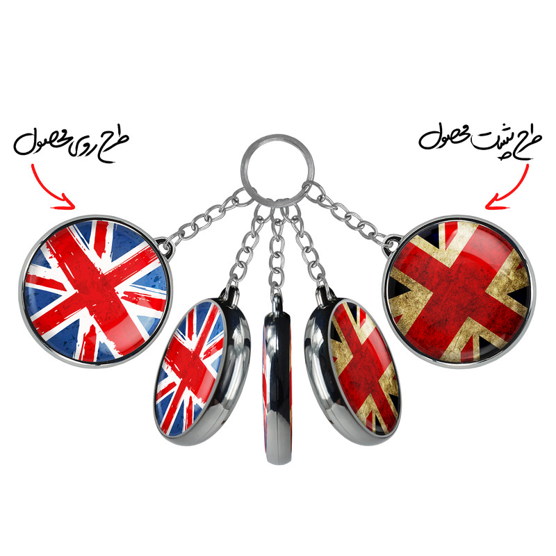 جاکلیدی خندالو طرح پرچم انگلیس مدل دوطرفه کد 2044320452 جاکلیدی خندالو طرح پرچم انگلیس مدل دوطرفه کد 2044320452