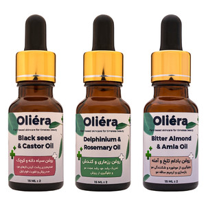 روغن مخصوص مو اُلیئرا مدل ++A حجم 45 میلی لیتر بسته 3 عددی