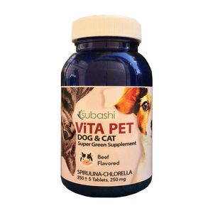 نقد و بررسی قرص مکمل غذای سگ و گربه سوباشی مدل Vita Pet Beef Flavor وزن 95 گرم بسته 250 عددی توسط خریداران