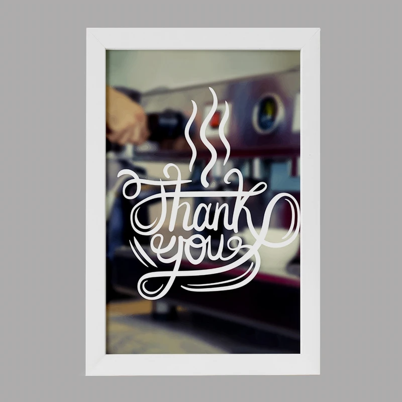 تابلو خندالو مدل Thank You کد F1460