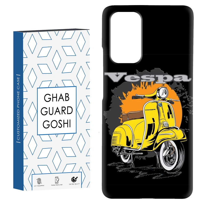 کاور قاب گارد گوشی طرح وسپا کد Dimo-727 مناسب برای گوشی موبایل شیائومی Redmi Note 9 4G / Redmi 9T
