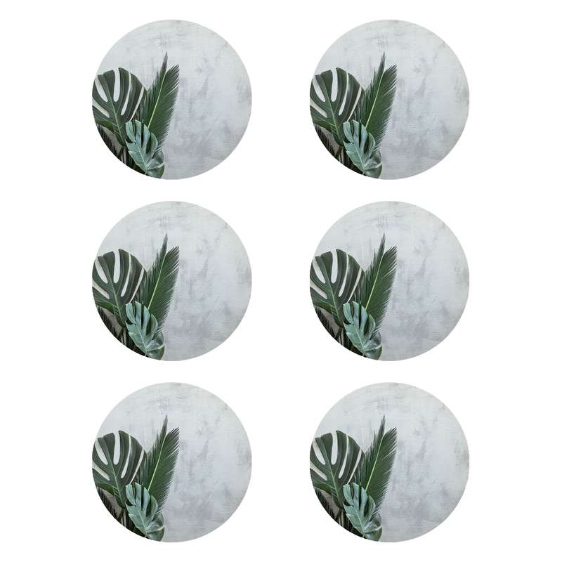 زیر لیوانی طرح برگ کد 8360 بسته 6 عددی زیر لیوانی طرح برگ کد 8360 بسته 6 عددی
