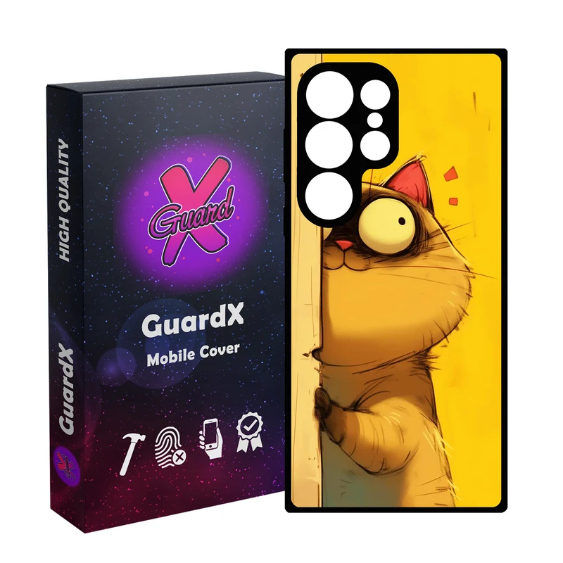 کاور گارد ایکس طرح Cat مدل 10729 مناسب برای گوشی موبایل سامسونگ Galaxy S25 Ultra