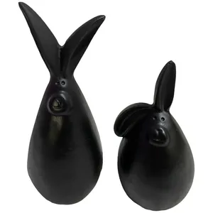 مجسمه طرح خرگوش کد RM-6979 مجموعه 2 عددی
